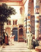 Lord Frederic Leighton Old Damascus The Jewish Quarter oil painting